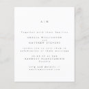 Search for chic wedding invitations Minimalist