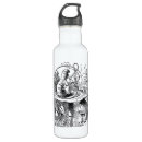 Search for antique vintage illustration water bottles Alice in wonderland