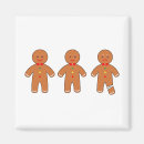 Search for gingerbread men magnets Funny