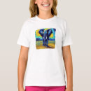 Search for elephant girls tshirts Colourful