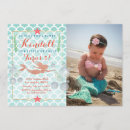 Search for aqua coral invitations Girl