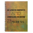 Search for 16 notebooks Christian