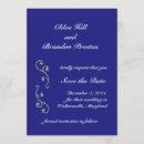 Search for embellished invitations Blue