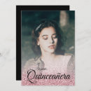 Search for black rose gold quinceanera invitations Sparkle