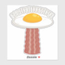 Search for cartoon egg stickers Bacon