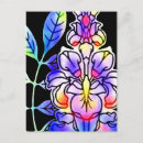 Search for neon flowers postcards Vintage