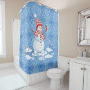 Search for snowman shower curtains Blue