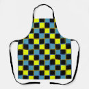 Search for blue geometric pattern aprons Bright