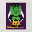 Search for frankenstein monster postcards Pumpkin