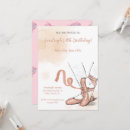Search for ballerina shoes birthday invitations Cute