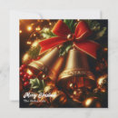 Search for vintage bells christmas cards Gold