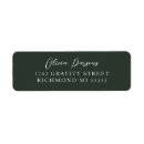 Search for moss return address labels Modern