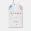 Search for gender reveal gift tags Watercolor