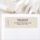 Search for fashionable return address labels Bride