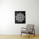 Search for black and white mandala tapestries Elegant