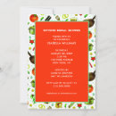Search for cooking bridal shower invitations Modern