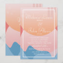Search for abstract sunset invitations Colourful