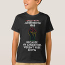 Search for juneteenth kids tshirts Freedom