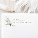 Search for blue flower return address labels Wildflowers