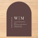 Search for chocolate brown wedding invitations Simple