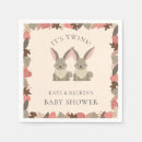 Search for twin baby shower napkins Woodland
