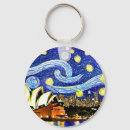 Search for starry night key rings Vincent