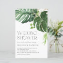 Search for monstera leaves invitations Watercolor