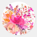 Search for white and pink wedding stickers Botanical