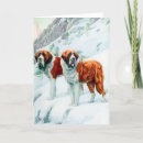 Search for saint bernard cards Snow