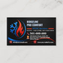Search for heating and cooling business cards Heating system repair