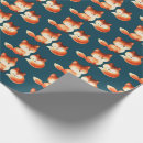 Search for red foxes wrapping paper Wildlife