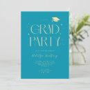 Search for aqua graduation invitations Grad party