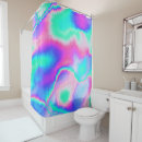 Search for holographic shower curtains Colourful