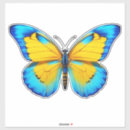 Search for blue winged butterfly stickers Insect