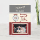 Search for wife 40th anniversary cards For her