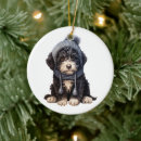 Search for portuguese water dog christmas tree decorations Puppy