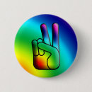 Search for peace hand badges Hippie