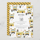 Search for school bus birthday invitations Back to school