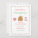 Search for friendsmas invitations Red