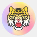 Search for tiger head stickers Face
