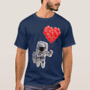 Search for astronaut with balloons tshirts Space