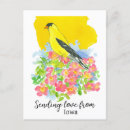 Search for iowa shape postcards Eastern goldfinch