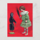 Search for creepy doll postcards Vintage