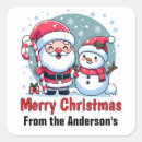 Search for cute snowman stickers Santa