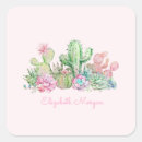Search for watercolor succulent stickers Pink