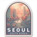 Search for korea travel stickers Seoul south korea