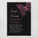 Search for goth sweet 16 invitations Black