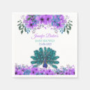 Search for peacock napkins Purple