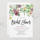 Search for garden bridal shower invitations Watercolor