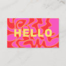 Search for bright red business cards Modern